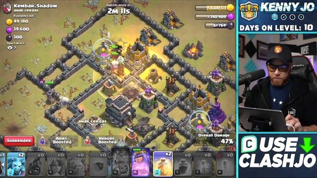 Use This Army NOW, While You Can! TH9 Super Wizard GoVaHo Attack is OP in Clash of Clans смотреть онлайн