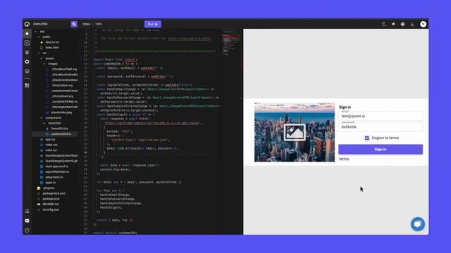 Quest - Easiest way to build React Apps using AI смотреть онлайн