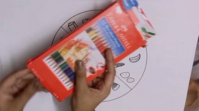 | Balanced Diet Chart | Healthy food drawing for kids | смотреть онлайн