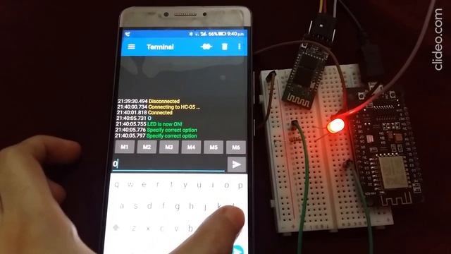 (Demo) HC-05 Bluetooth with ESP8266 NodeMCU - Control LED from Android Application смотреть онлайн