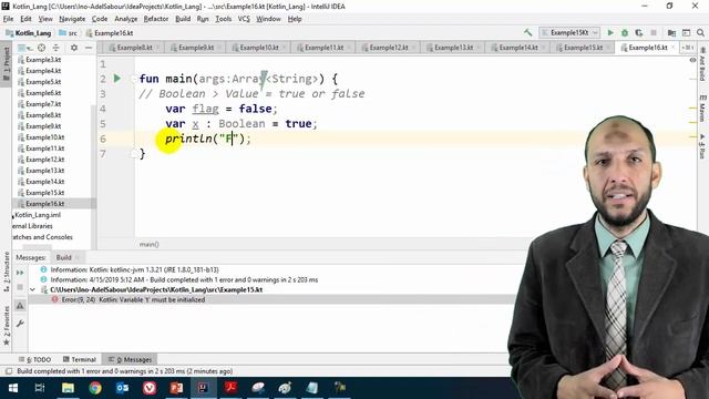15 Android Kotlin Data Types Boolean смотреть онлайн