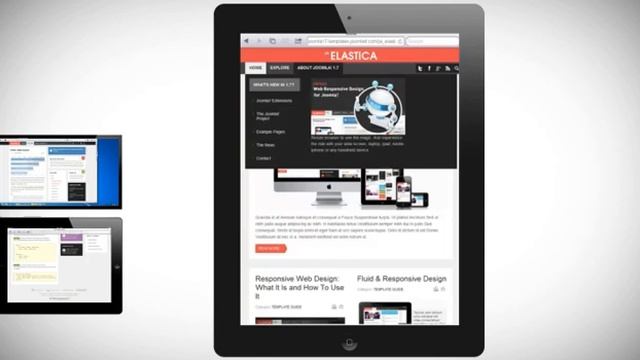 JA Elastica - Free Responsive Design Template for Joomla 2.5! смотреть онлайн
