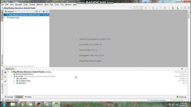 King Monkey Adventure game in Android Studio with ZIP file смотреть онлайн