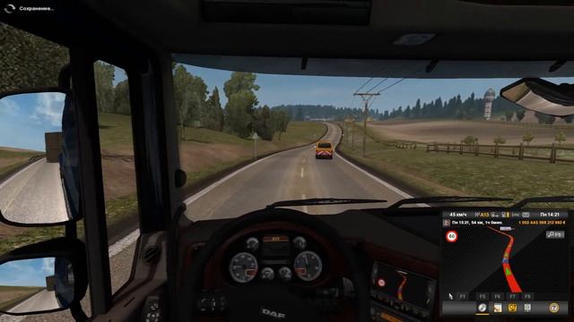 НЕГАБАРИТНЫЙ ГРУЗ - Перевозка Массивной Детали - Euro Truck Simulator 2 смотреть онлайн