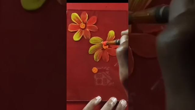 ✨Easy Glass painting | One Stroke Flower Painting #satisfying #painting #shorts #creativeart смотреть онлайн