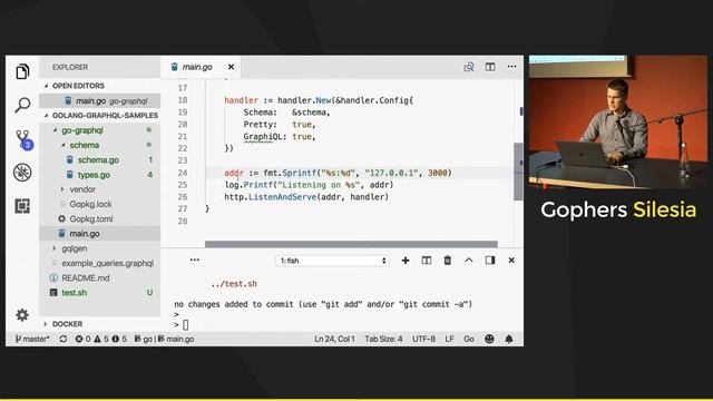 Paweł Kosiec - GraphQL in Go (Gophers Silesia #3) смотреть онлайн