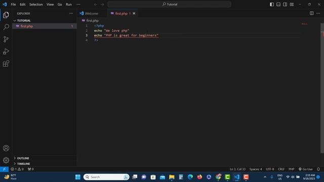 Basic Syntax of PHP | Writing PHP and HTML Together | Beginner PHP Tutorial #3 смотреть онлайн