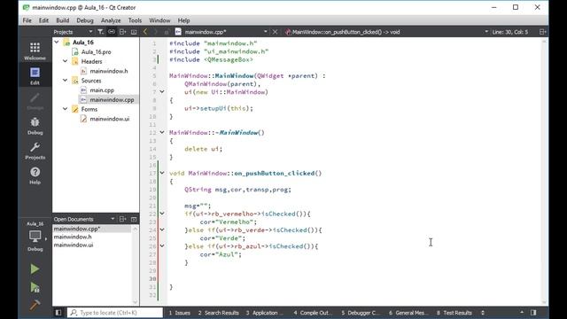 RadioButton no Qt - Curso de QT Creator / C++ #16 смотреть онлайн