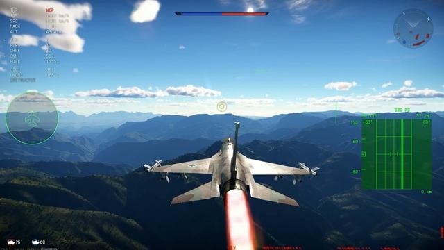 War Thunder DEV SERVER TRYING OUT the PYTHON 3's in the Kfir C7 and F-16 Netz! смотреть онлайн