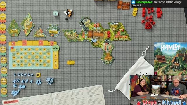 All the Games with Steph: Hamlet: The Village Building Game - Rules Teach смотреть онлайн