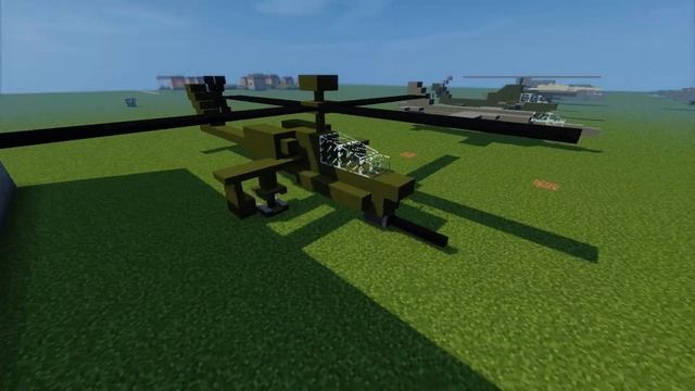 Minecraft AH-64 Apache and Mi-28 Havoc смотреть онлайн