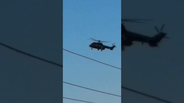 Вертолёт летал над зангиатинским районом смотреть онлайн