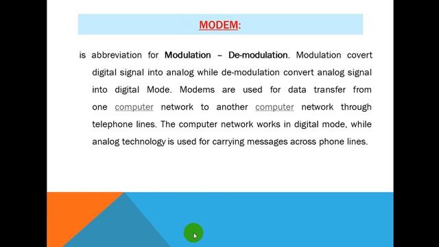 Networking Devices,Node, Nic, Modem, Access Point смотреть онлайн