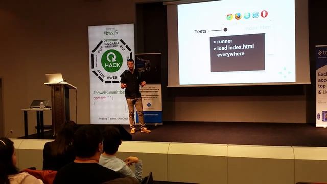 Krasimir Tsonev - All about client-side testing (In Bulgarian) @ Bulgaria Web Summit 2015 смотреть онлайн