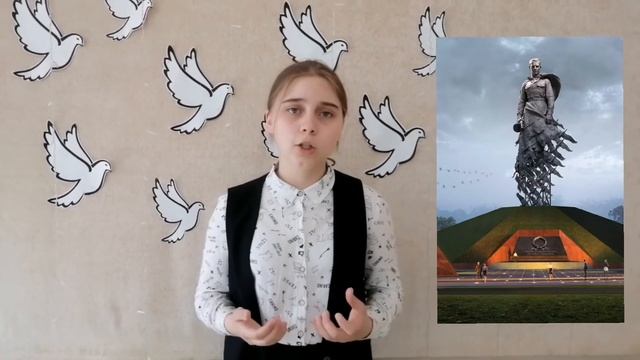 Витязева Арина читает стихотворение Г. Юшкова "Сiйо вайис победа". смотреть онлайн