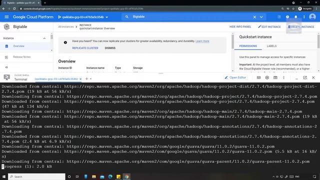 Bigtable: Qwik Start - Hbase Shell | Qwiklabs [GSP098] смотреть онлайн