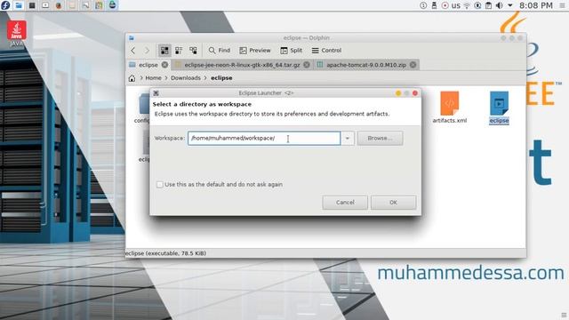 9 JAVA EE Servlets Linux Eclipse IDE &Apache Tomcat смотреть онлайн