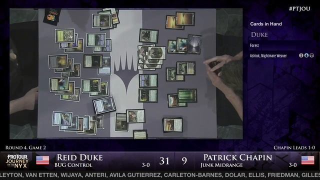 Pro Tour Journey into Nyx - Round 4 (Block) - Reid Duke vs. Patrick Chapin смотреть онлайн