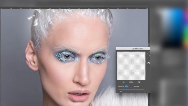 Photoshop transformation #1 - Snow Queen (speedart) смотреть онлайн