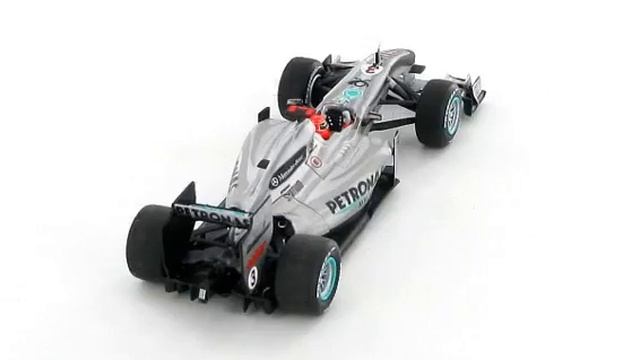 Mercedes F1 MGP W01 Michael Schumacher 1:43 Scale Model смотреть онлайн