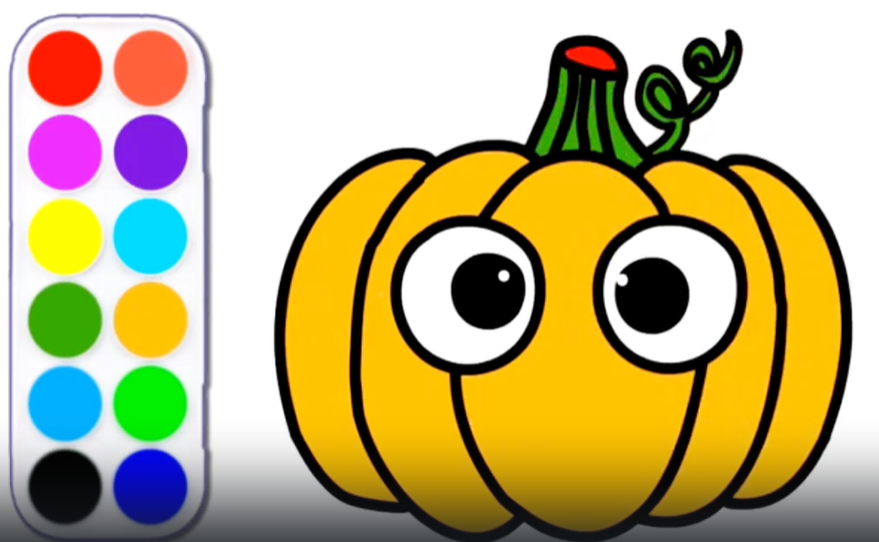 Рисуем смешную Тыкву смотреть онлайн