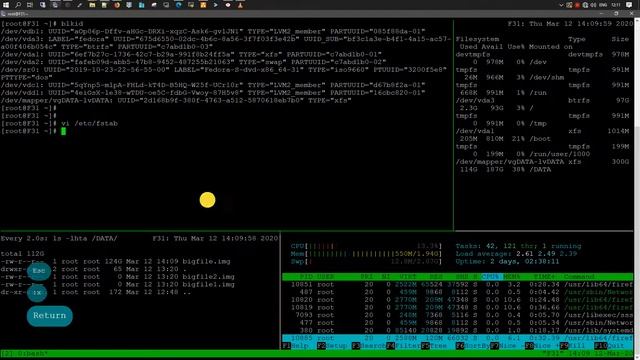 Автоматизация монтирования через fstab | Fedora 31 Server смотреть онлайн