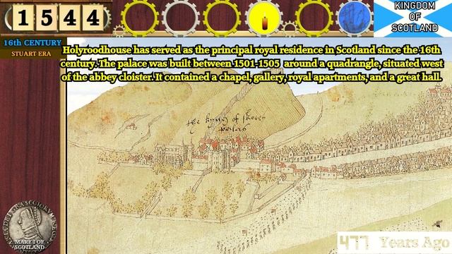 Edinburgh: Holyrood Palace Through Time (2022-1544 Animated Timeline) смотреть онлайн