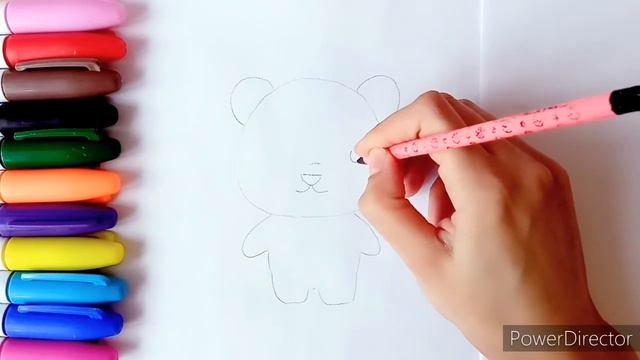 Как легко нарисовать панду! смотреть онлайн