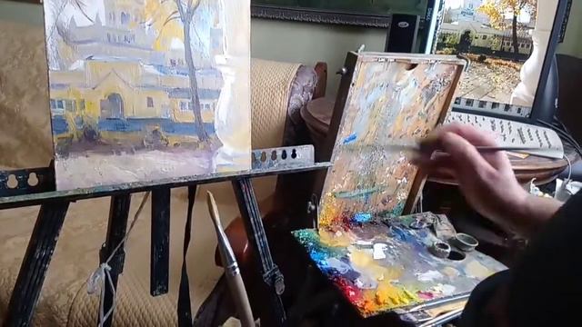 Мастер-класс по живописи. Пейзаж. Нестеров Василий. смотреть онлайн