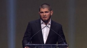 Речь Хабиба Нурмагомедова на церемонии включения в Зал Славы UFC