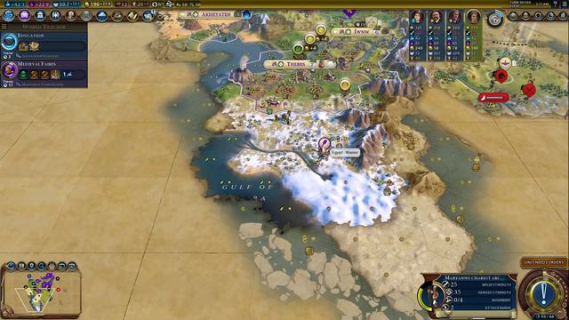 Get me out of this forever war! Let's play Civ 6 Ramses ep. 2 смотреть онлайн