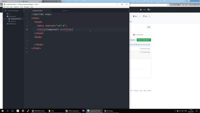 atom editor with SASS/GIT/GitHub/Live preview support смотреть онлайн