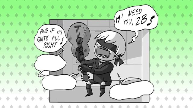Warm the lonely night, 2B | Nier: Automata смотреть онлайн