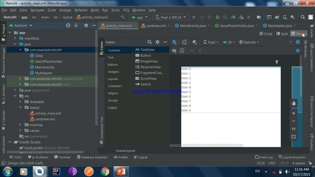 RecyclerView Tutorial For Beginners(2021) || Part 1 || Android Studio Tutorial || JAVA language смотреть онлайн