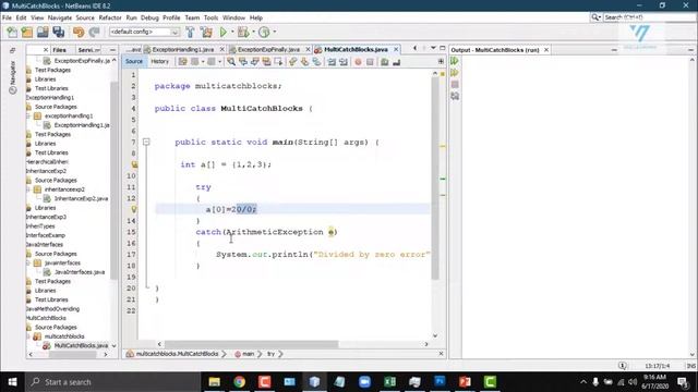 51 | multi catch block in java | java tutorial for beginners in urdu смотреть онлайн