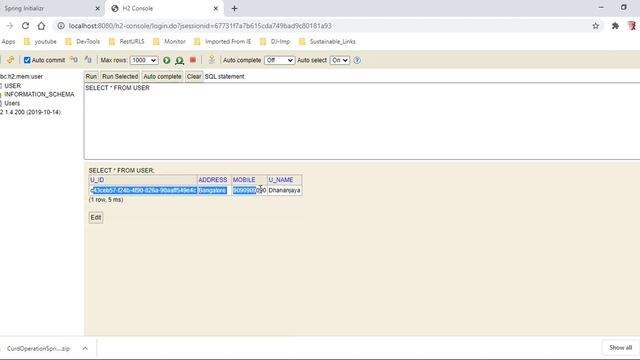 Springboot CURD Operation with MySQL/H2 | Code Debugger смотреть онлайн
