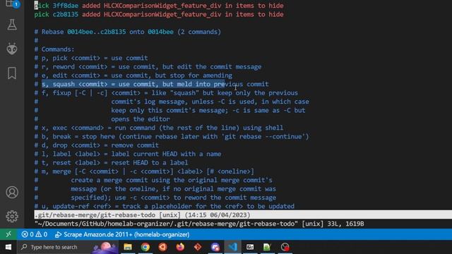 Git rebase + squash смотреть онлайн