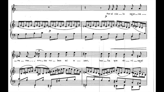 Domingo Santa Cruz - from "Canciones del Mar" Op.29, for Voice and Piano смотреть онлайн