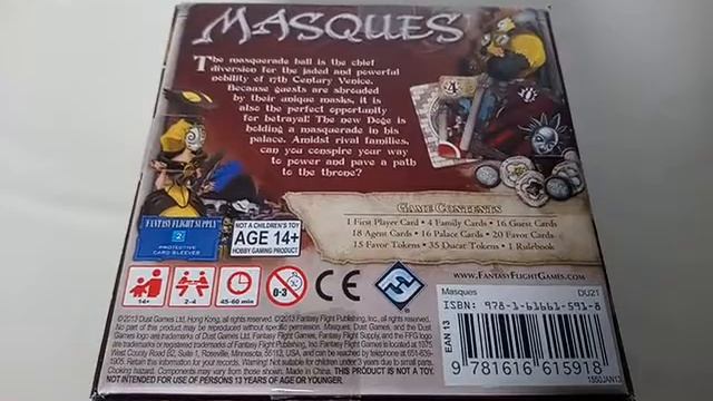 MASQUES Card Game Back Cover 02.04.20 смотреть онлайн
