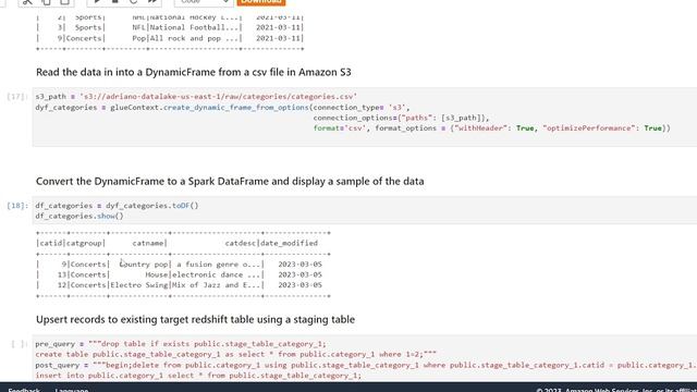 AWS Glue PySpark: Upserting Records into a Redshift Table смотреть онлайн