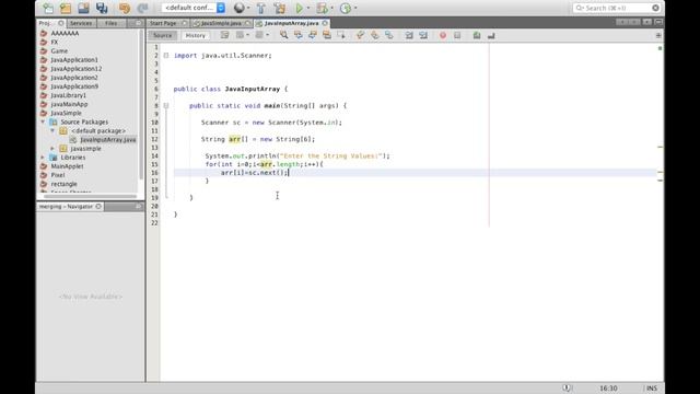 Java: Multiple User inputs in Array смотреть онлайн