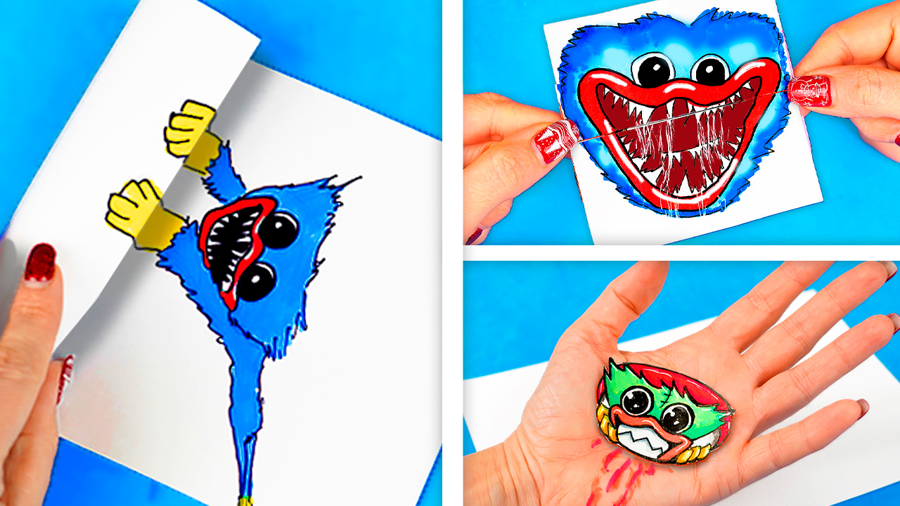 7 Идей как сделать Хаги Ваги Легкие поделки из бумаги смотреть онлайн