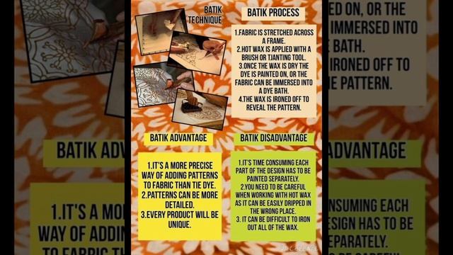 What is Batik Process /What is their advantages and disadvantages? смотреть онлайн