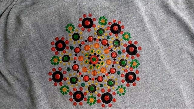 DIY Роспись футболки акриловыми красками. Мастер-класс смотреть онлайн