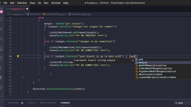 Curso .Net Core Console Application com Git - Aula 04 - Git Status, Trim, e ToLowerInvariant смотреть онлайн