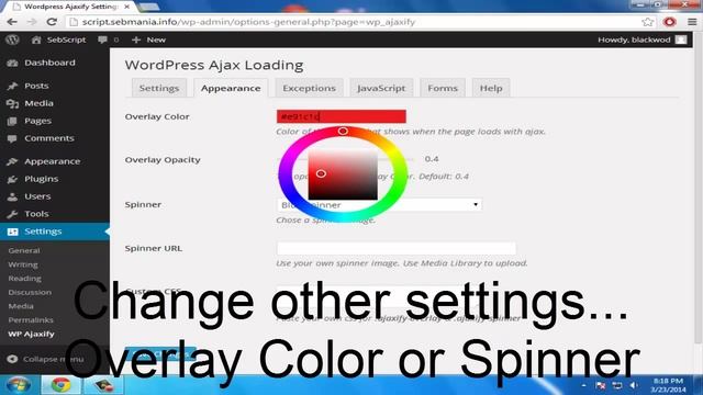 Wordpress Ajax Loading смотреть онлайн