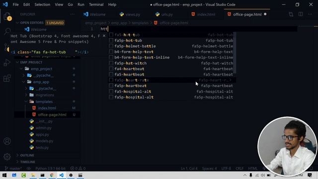 17.Creating pages For Employee And office| Ajax | Django ? смотреть онлайн