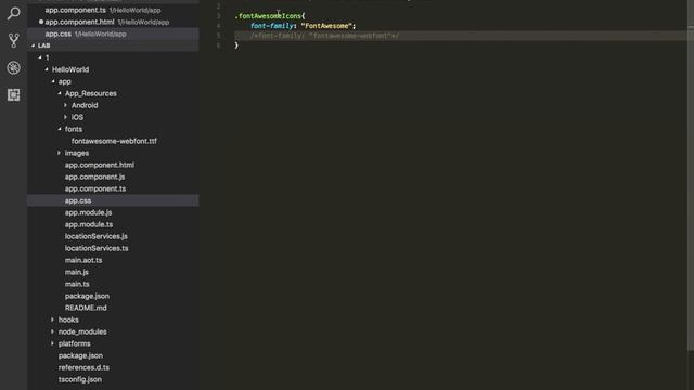 NativeScript Tutorials - 1 - Using Font Awesome Icons in App смотреть онлайн