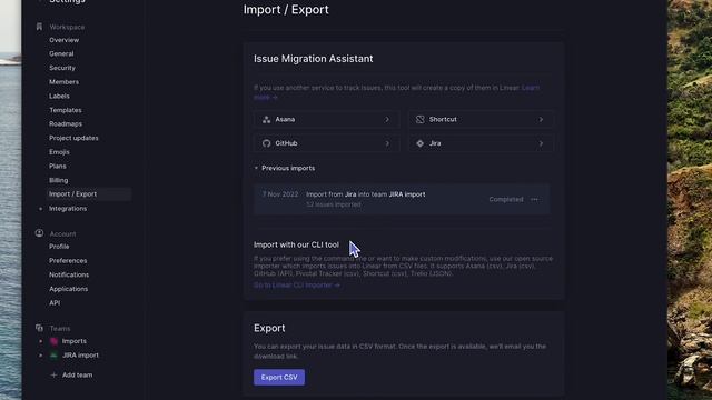 How To Import and Export In Linear смотреть онлайн