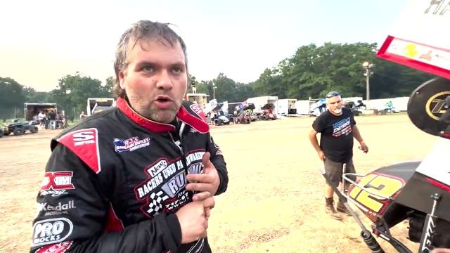 Billy Races With The ASCoC at Lernerville Speedway - Dirt Track Sprint Car Racing смотреть онлайн